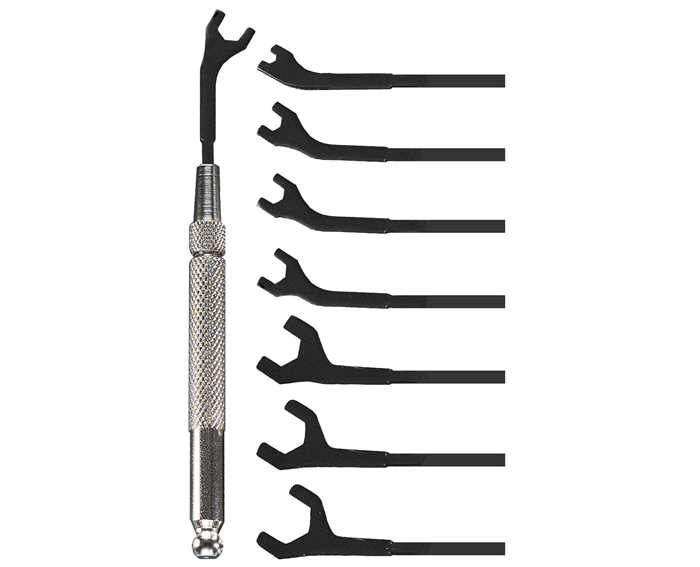 55-0143 – 9pc Steel Handle Open End Wrench