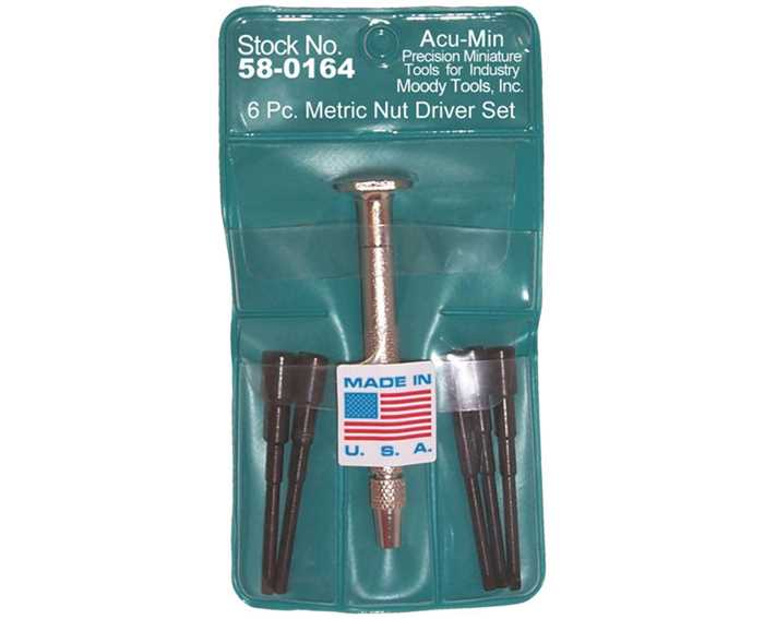 58-0164 – 7pc Steel Handle Metric Nut Driver