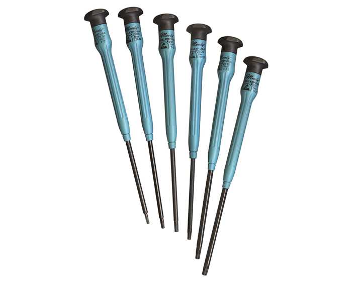 58-0455 – 6pc Fixed ESD Safe Long Torx Set